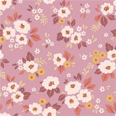 Flower Printed Polyester Lycra Fabric