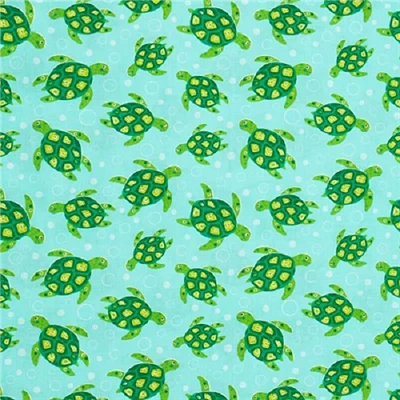 Marine Life Pattern Printed Fabric