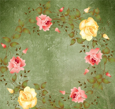 Vintage Floral Fabric
